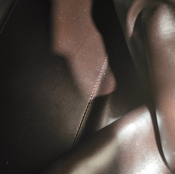 CELINE Suede & Leather Boston Bag - Suede with mini Celine logo exterior - Picture 9 of 14